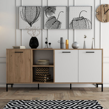 Μπουφές Δρυς
Λευκό 180x45x80cm | 389MZA2203