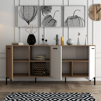Μπουφές Δρυς
Λευκό 180x45x80cm | 389MZA2203