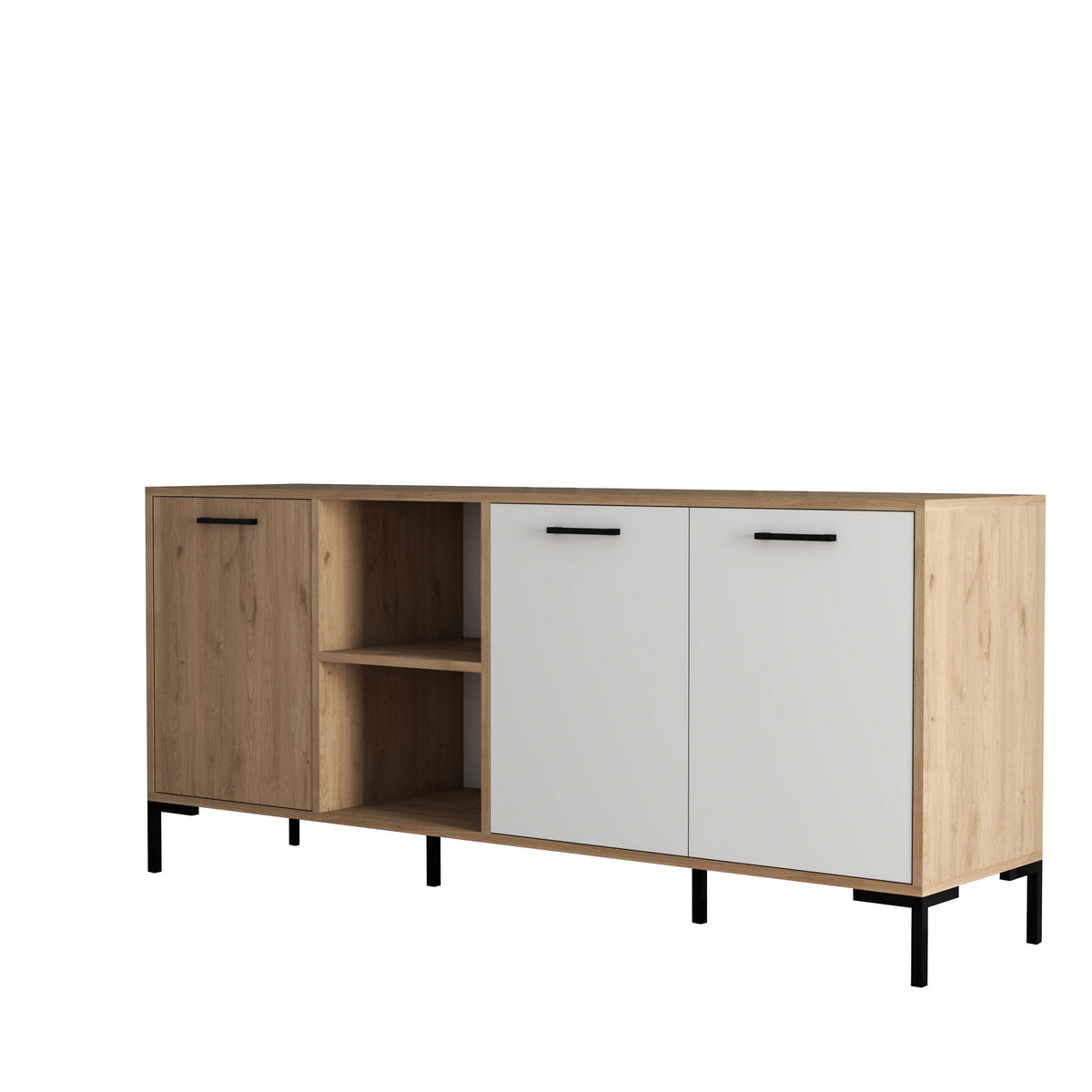 Μπουφές Δρυς
Λευκό 180x45x80cm | 389MZA2203