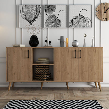 Μπουφές Δρυς 180x45x80cm | 389MZA2205