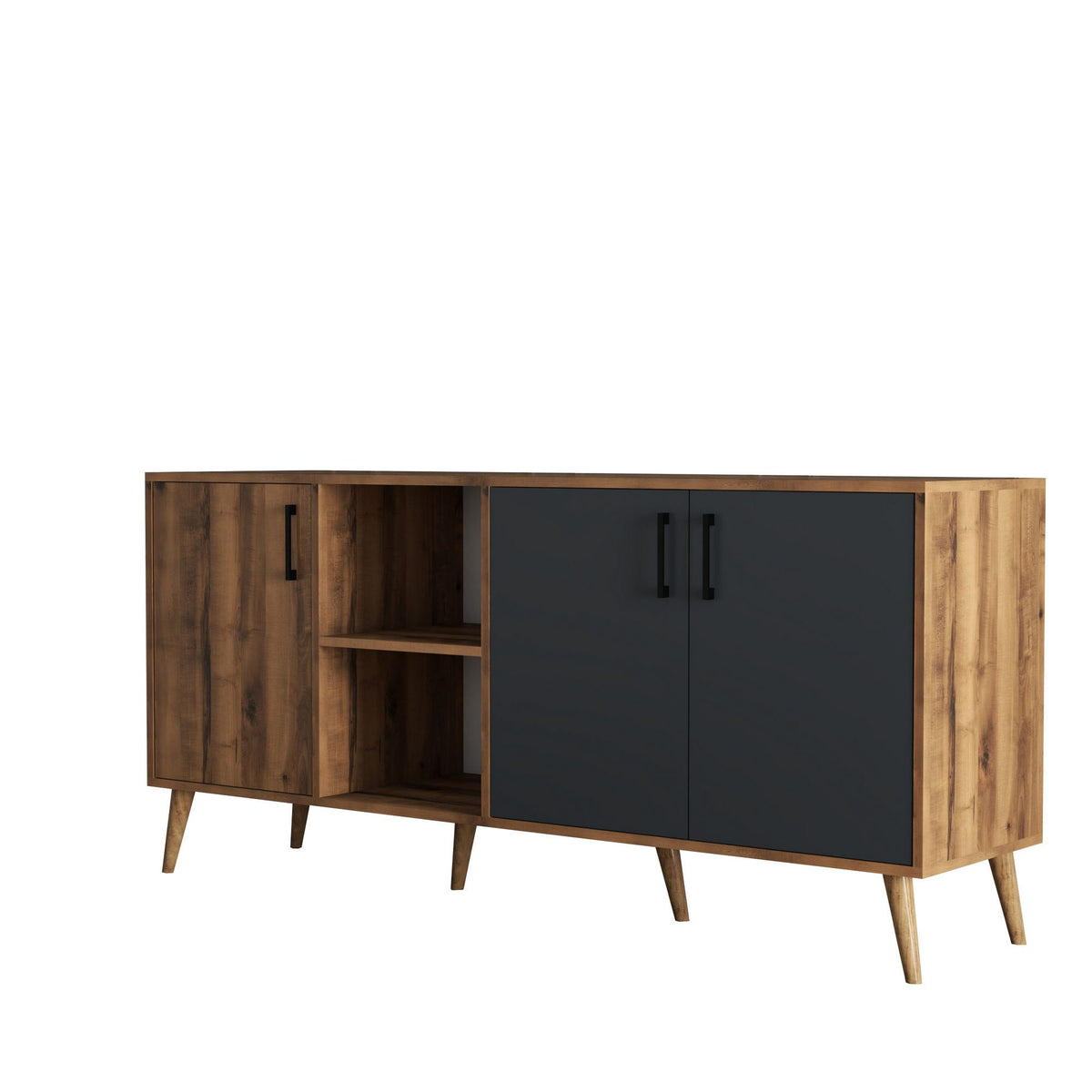 Μπουφές Καρυδί
Ανθρακί 180x45x80cm | 389MZA2206