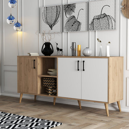 Μπουφές Δρυς
Λευκό 180x45x80cm | 389MZA2208
