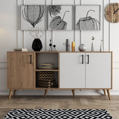 Μπουφές Δρυς
Λευκό 180x45x80cm | 389MZA2208