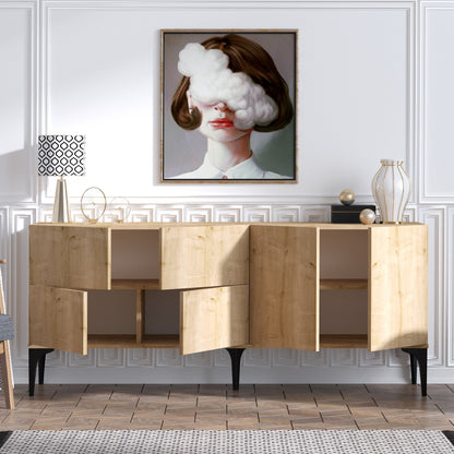 Μπουφές Sapphire Δρυς 180x40x80cm | 393MRD1118