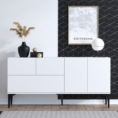 Μπουφές Λευκό
Μαύρο 150x35x75cm | 393MRD1315