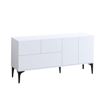 Μπουφές Λευκό
Μαύρο 150x35x75cm | 393MRD1315