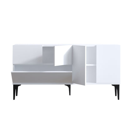 Μπουφές Λευκό
Μαύρο 150x35x75cm | 393MRD1315