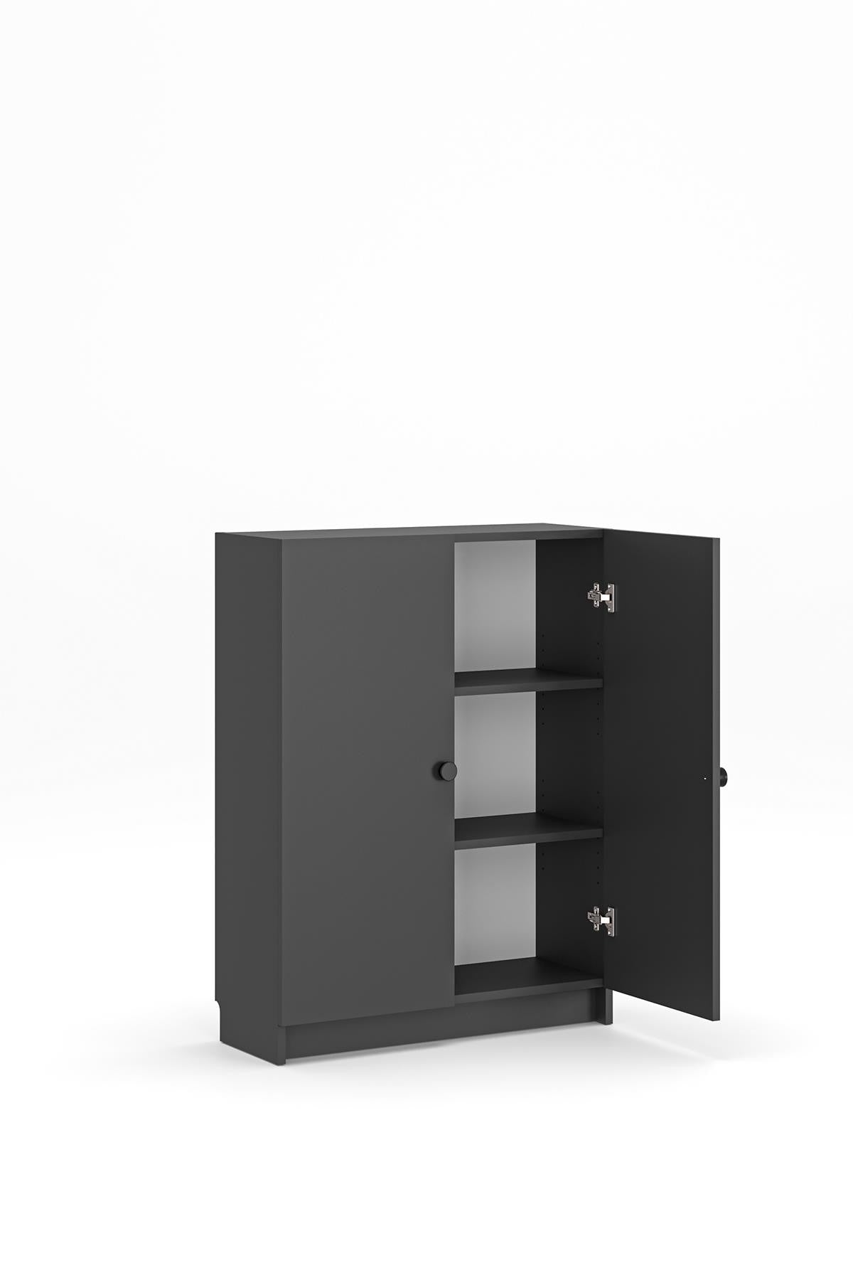 Βιβλιοθήκη Ανθρακί 80x105x28 εκ 462MSR1412