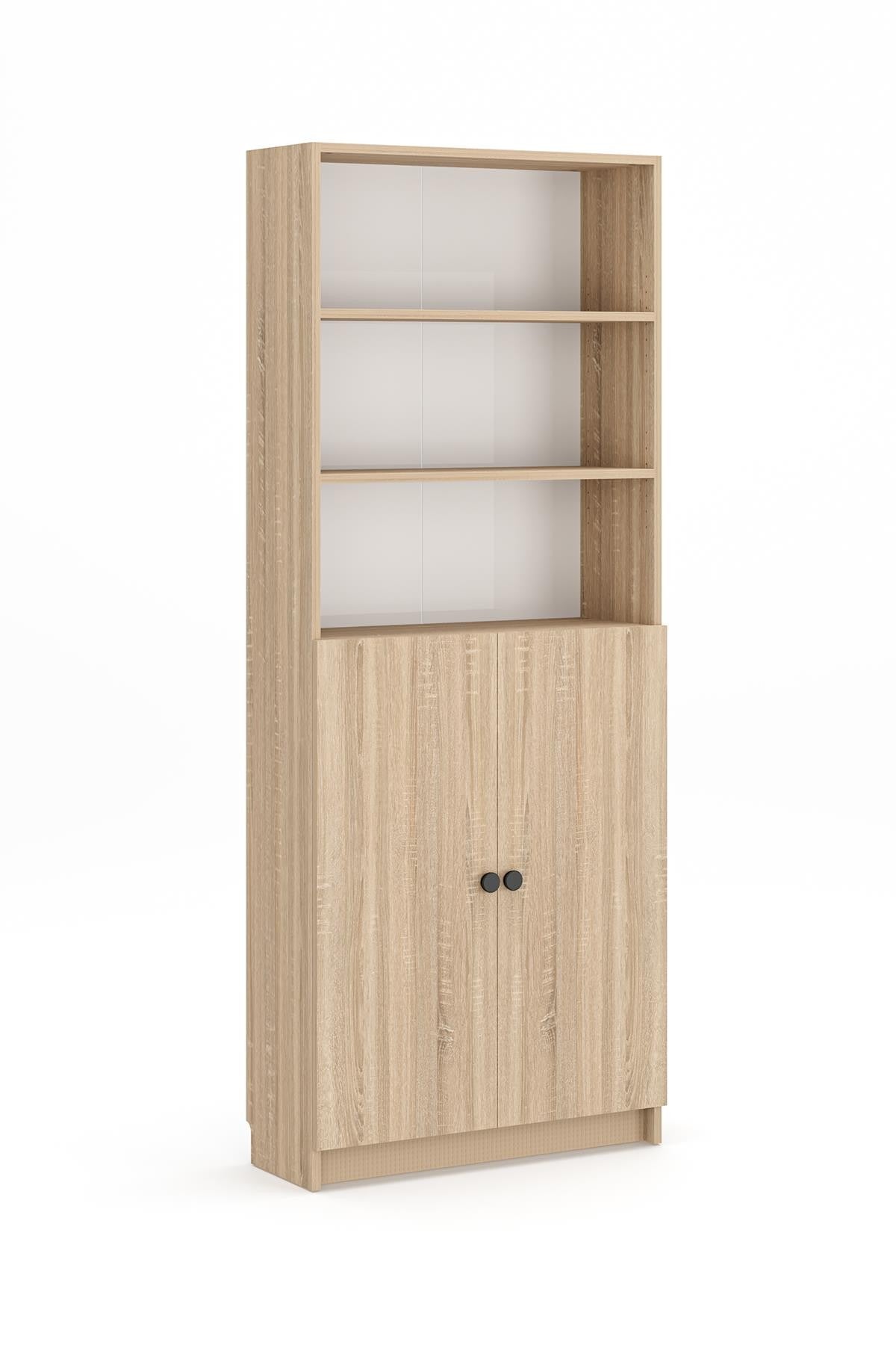 Βιβλιοθήκη Δρυς Sonomo 80x200x28 εκ 462MSR1415