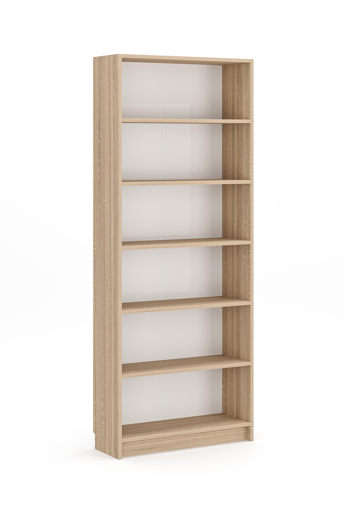 Βιβλιοθήκη Δρυς Sonomo 80x200x28 εκ 462MSR1419