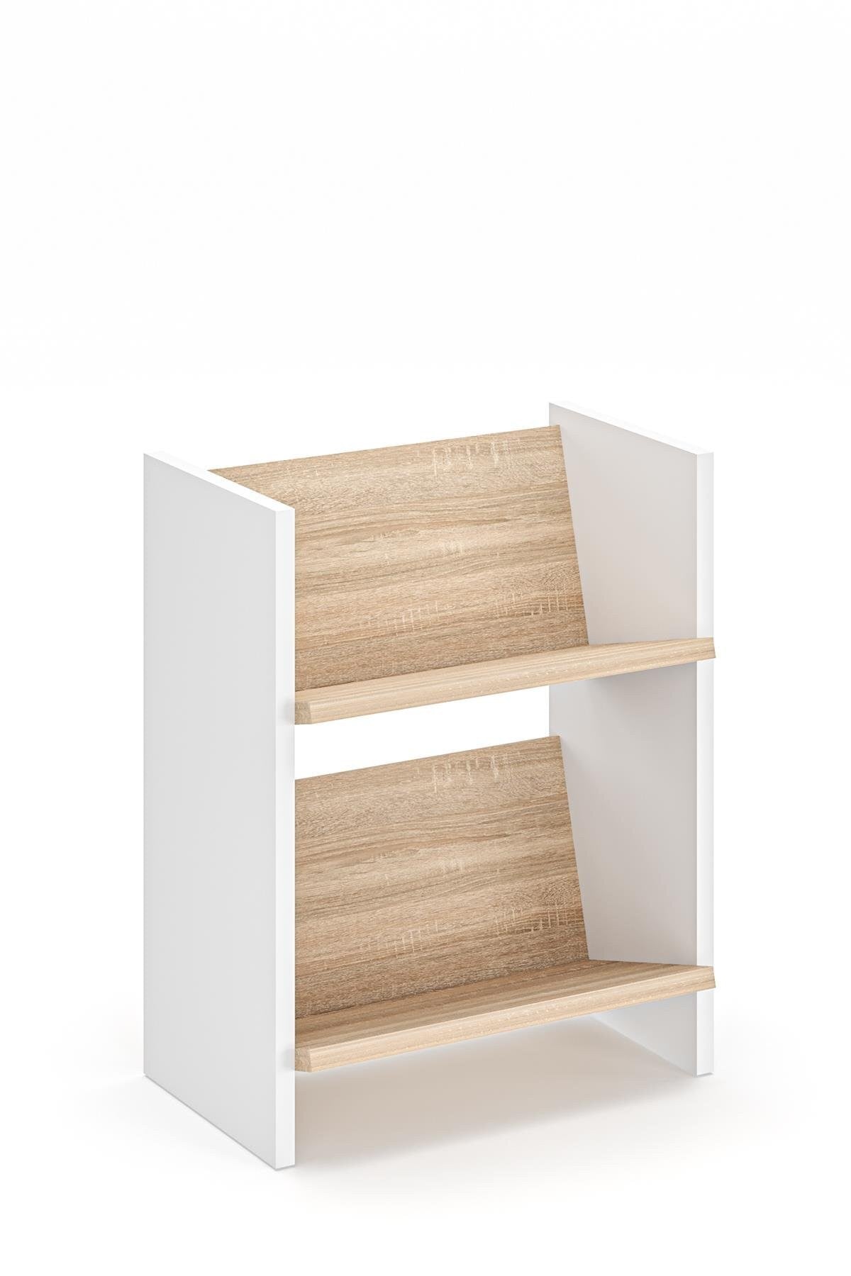 Βιβλιοθήκη Δρυς Sonomo Λευκό 44x55x25 εκ 462MSR1420