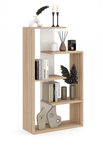 Βιβλιοθήκη Δρυς Sonomo 29x125x70 εκ 462MSR1422