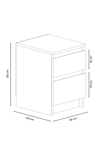 Κομοδίνο Βοηθητικό Τραπεζάκι 50x45x35 εκ. | 462MSR1602