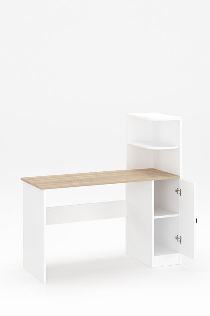 Γραφείο 127,5x50x75 εκ. Δρυς Sonoma / Λευκό 462MSR2308