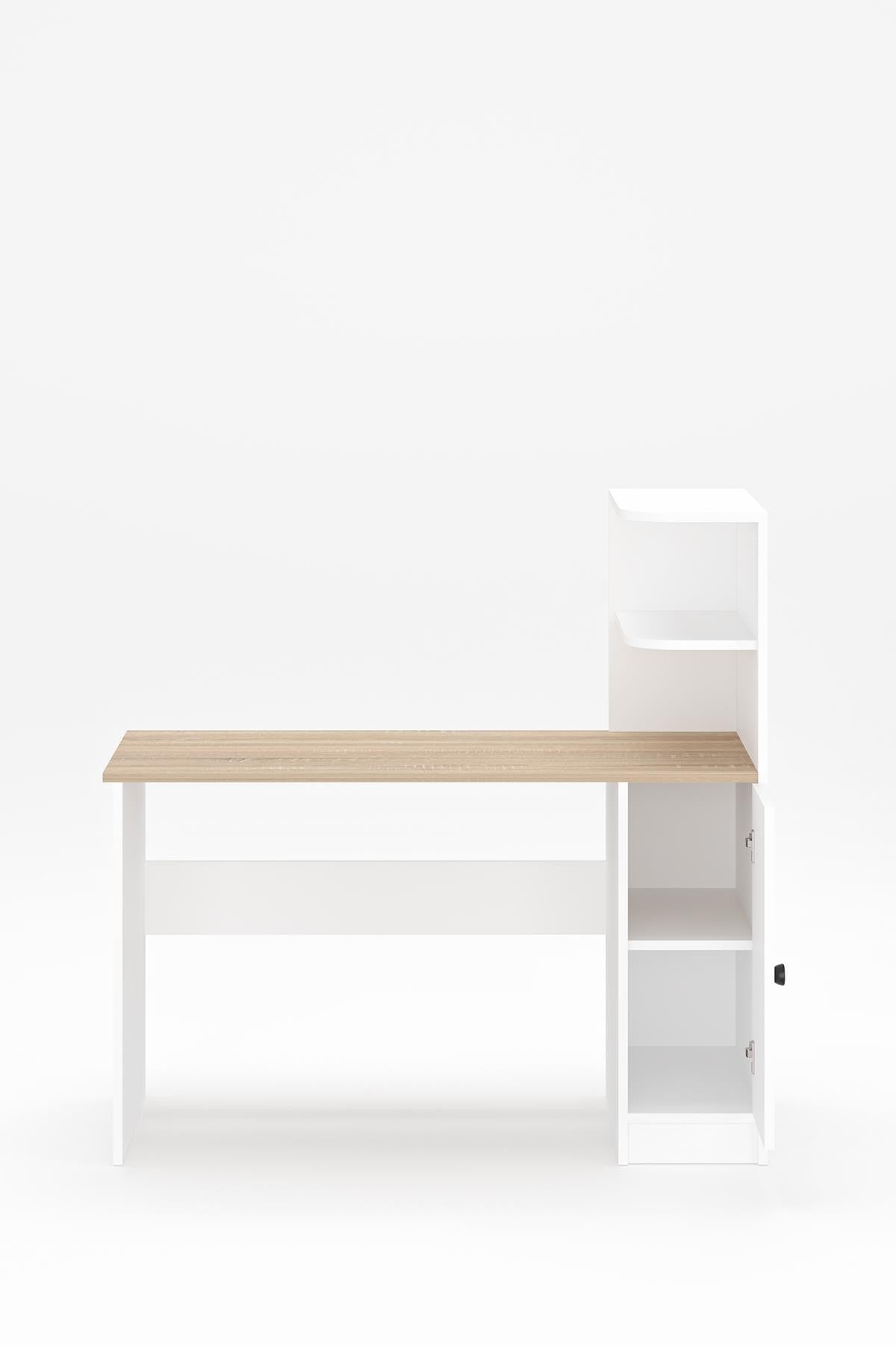 Γραφείο 127,5x50x75 εκ. Δρυς Sonoma / Λευκό 462MSR2308