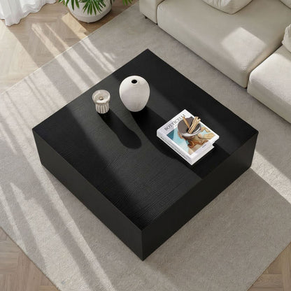 Τραπεζάκι Σαλονιού Wood Μαύρο 90 x 90 x 35 εκ GR467NRD1101