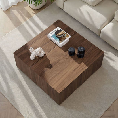 Τραπεζάκι Σαλονιού Venezia Καρυδί 90 x 90 x 35 εκ GR467NRD1104