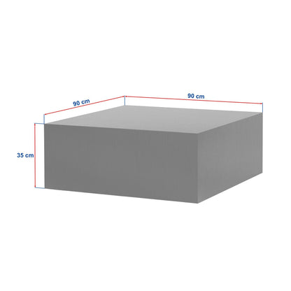 Τραπεζάκι Σαλονιού Venezia Καρυδί 90 x 90 x 35 εκ GR467NRD1104
