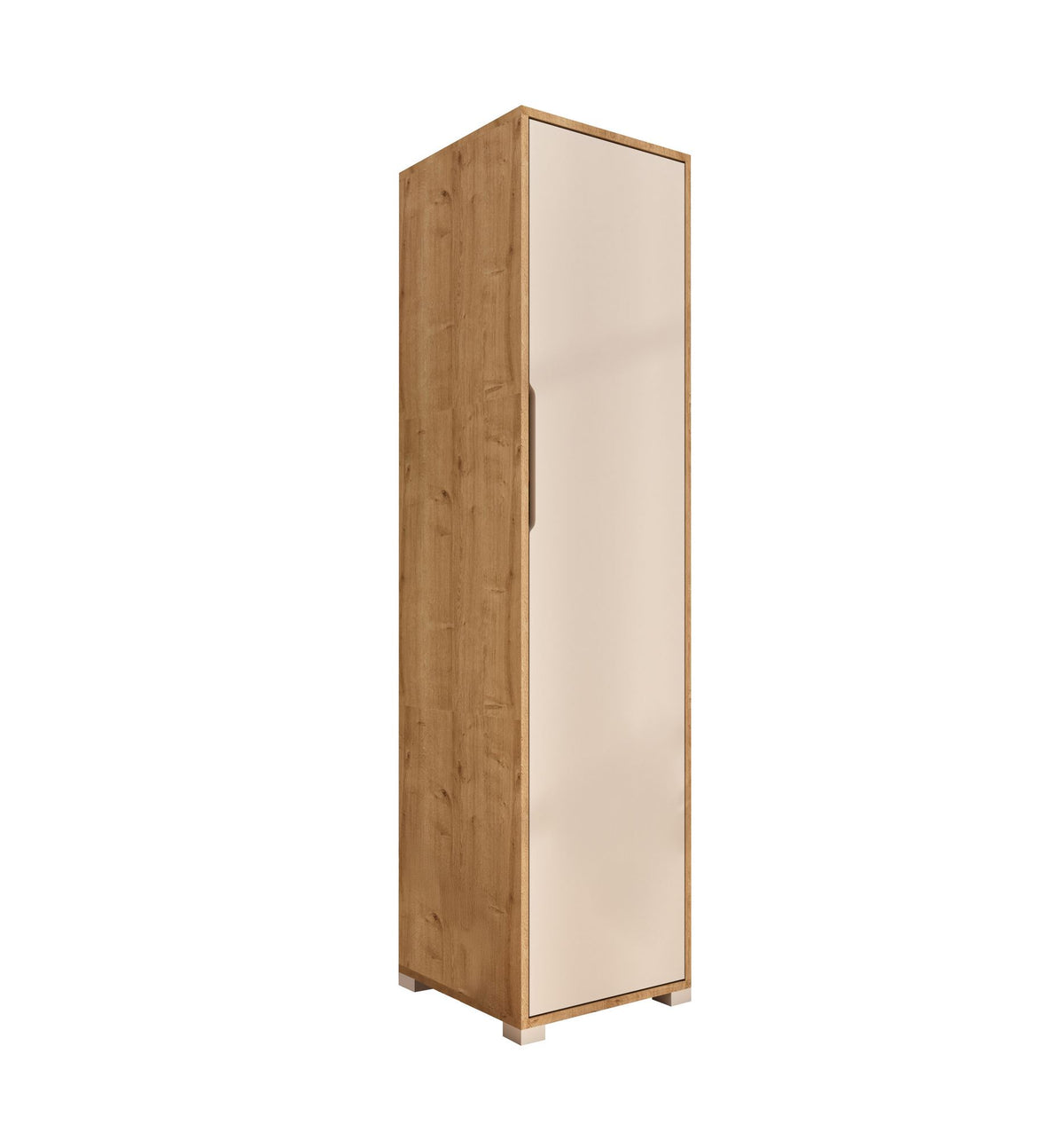 Ντουλάπα 47x183x45 εκ Sapphire Oak White 469ORN1103
