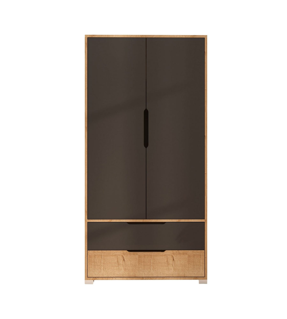 Ντουλάπα 90x183x45 εκ Sapphire Oak Anthracite 469ORN1106