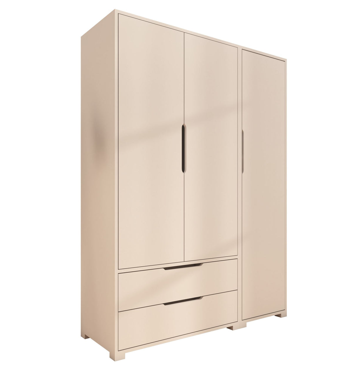 Ντουλάπα 137x183x45 εκ Λευκό 469ORN1118