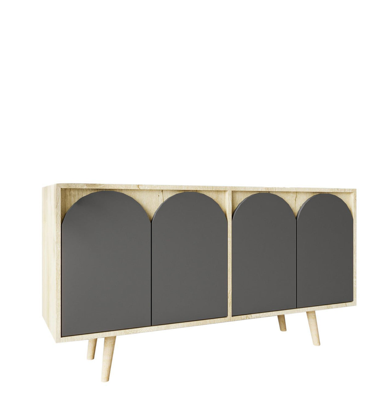 Μπουφές Sapphire Δρυς
Ανθρακί 150x45x80cm | 469ORN1515