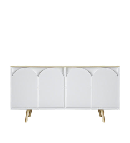 Μπουφές Sapphire Δρυς
Λευκό 150x45x80cm | 469ORN1518
