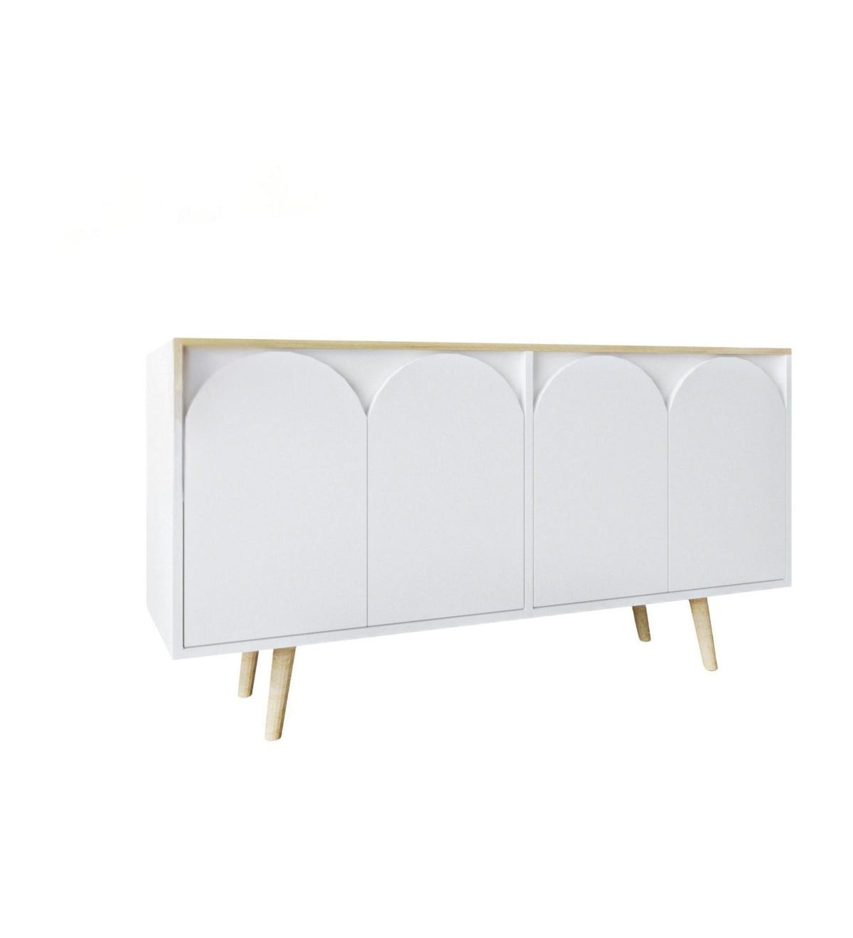 Μπουφές Sapphire Δρυς
Λευκό 150x45x80cm | 469ORN1518