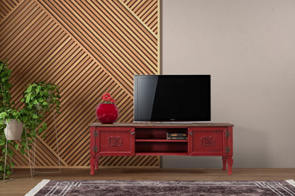 Έπιπλο Τηλεόρασης TV Βάση Σύνθεση Red | 472PHL1101