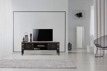 Έπιπλο Τηλεόρασης TV Βάση Σύνθεση Μαύρο | 472PHL1103