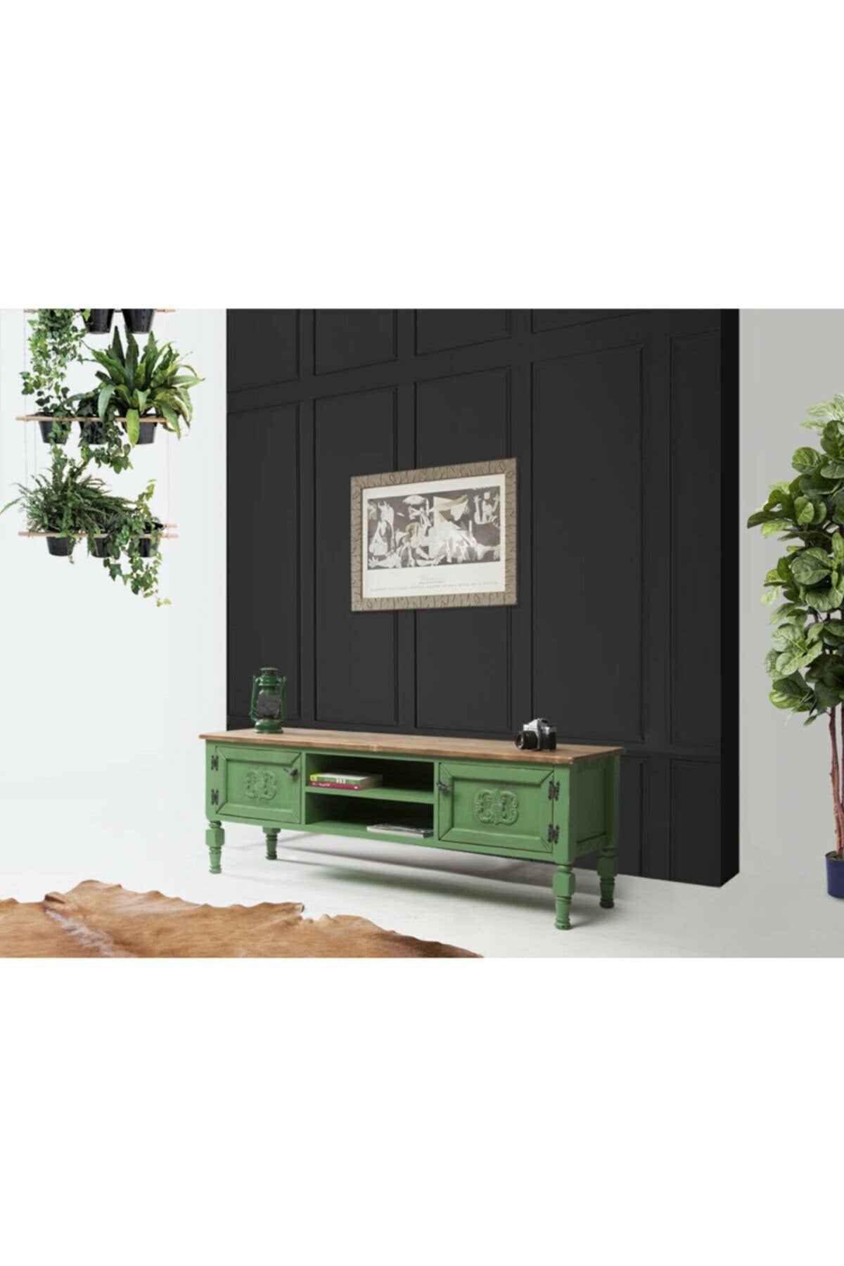 Έπιπλο Τηλεόρασης TV Βάση Σύνθεση Light Green | 472PHL1106