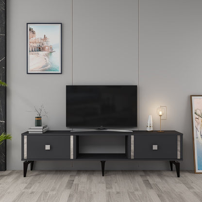 Έπιπλο Τηλεόρασης TV Βάση Σύνθεση Ανθρακί Silver | 475OLV2930