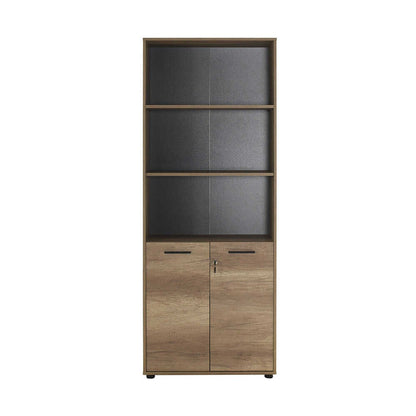 Βιβλιοθήκη 72 × 34 × 187 εκ. Light Καρυδί GR479ADR1314