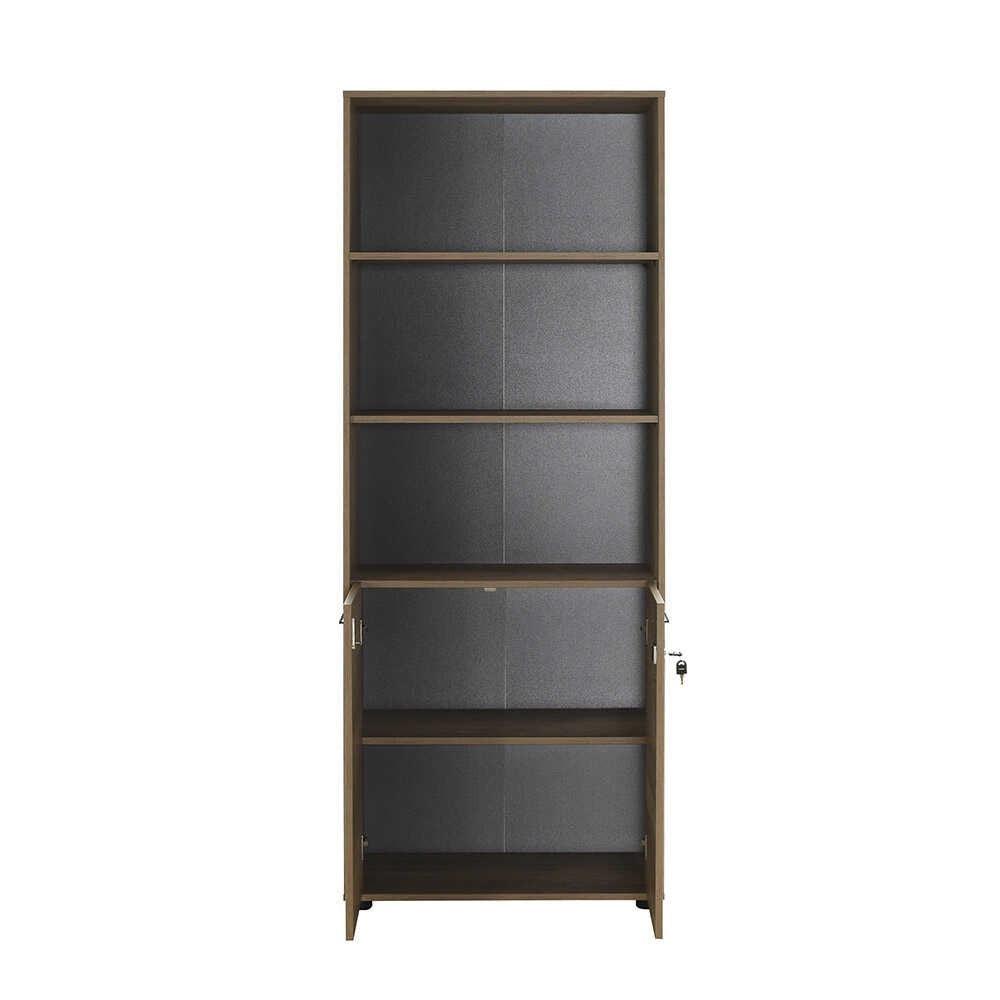 Βιβλιοθήκη 72 × 34 × 187 εκ. Light Καρυδί GR479ADR1314