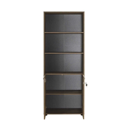 Βιβλιοθήκη 72 × 34 × 187 εκ. Light Καρυδί GR479ADR1314