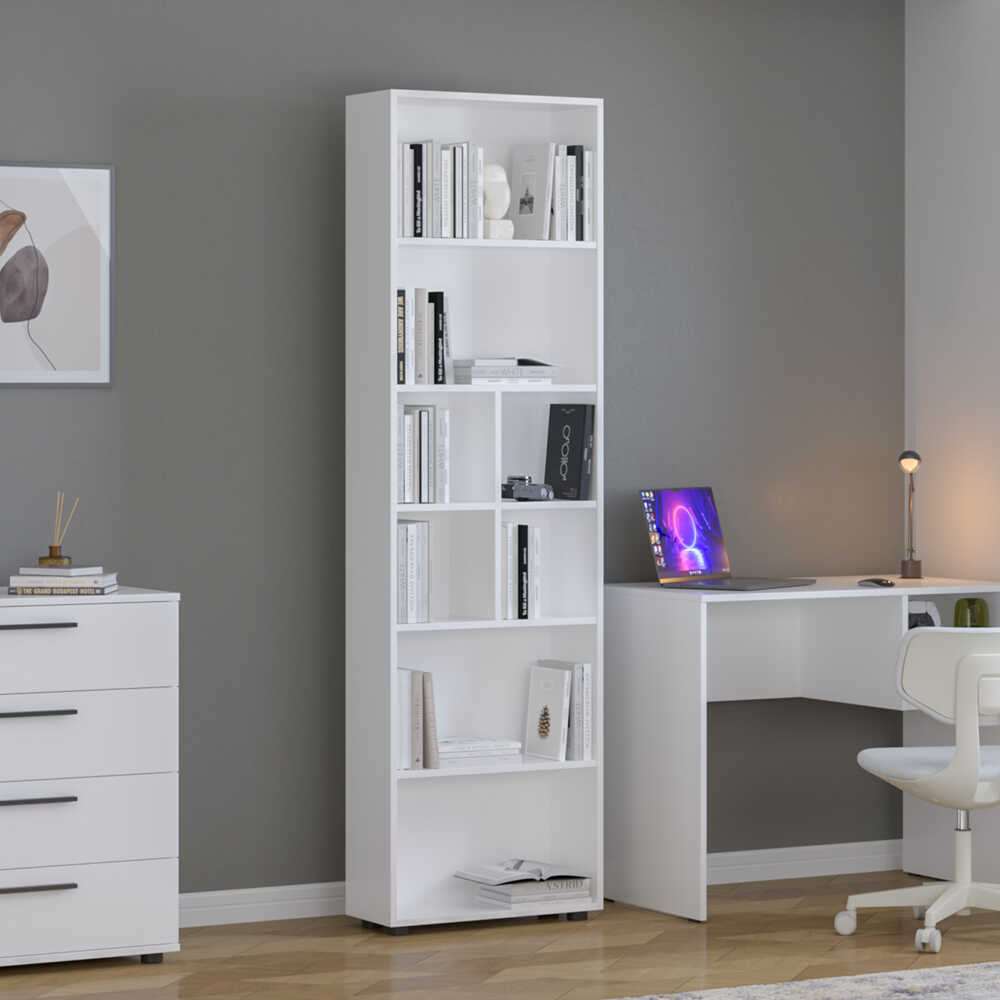 Βιβλιοθήκη 55 × 23 × 187 εκ. Λευκό GR479ADR1320