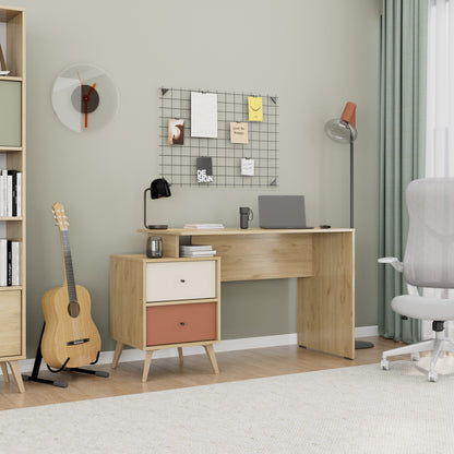 Γραφείο Υπολογιστή και Μελέτης 110x75x44 εκ. Multicolor | 479ADR1425