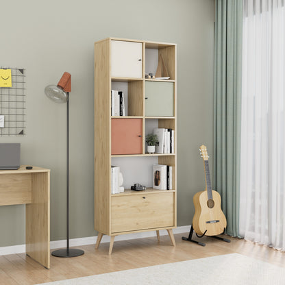 Βιβλιοθήκη 67 × 30 × 180 εκ. Multicolor GR479ADR1510
