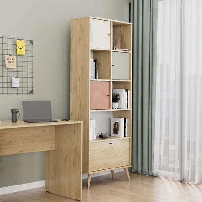 Βιβλιοθήκη 67 × 30 × 180 εκ. Multicolor GR479ADR1510