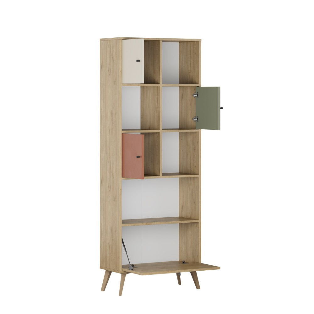 Βιβλιοθήκη 67 × 30 × 180 εκ. Multicolor GR479ADR1510