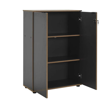 Βιβλιοθήκη 72 × 34 × 109 εκ. Ανθρακί GR479ADR1771