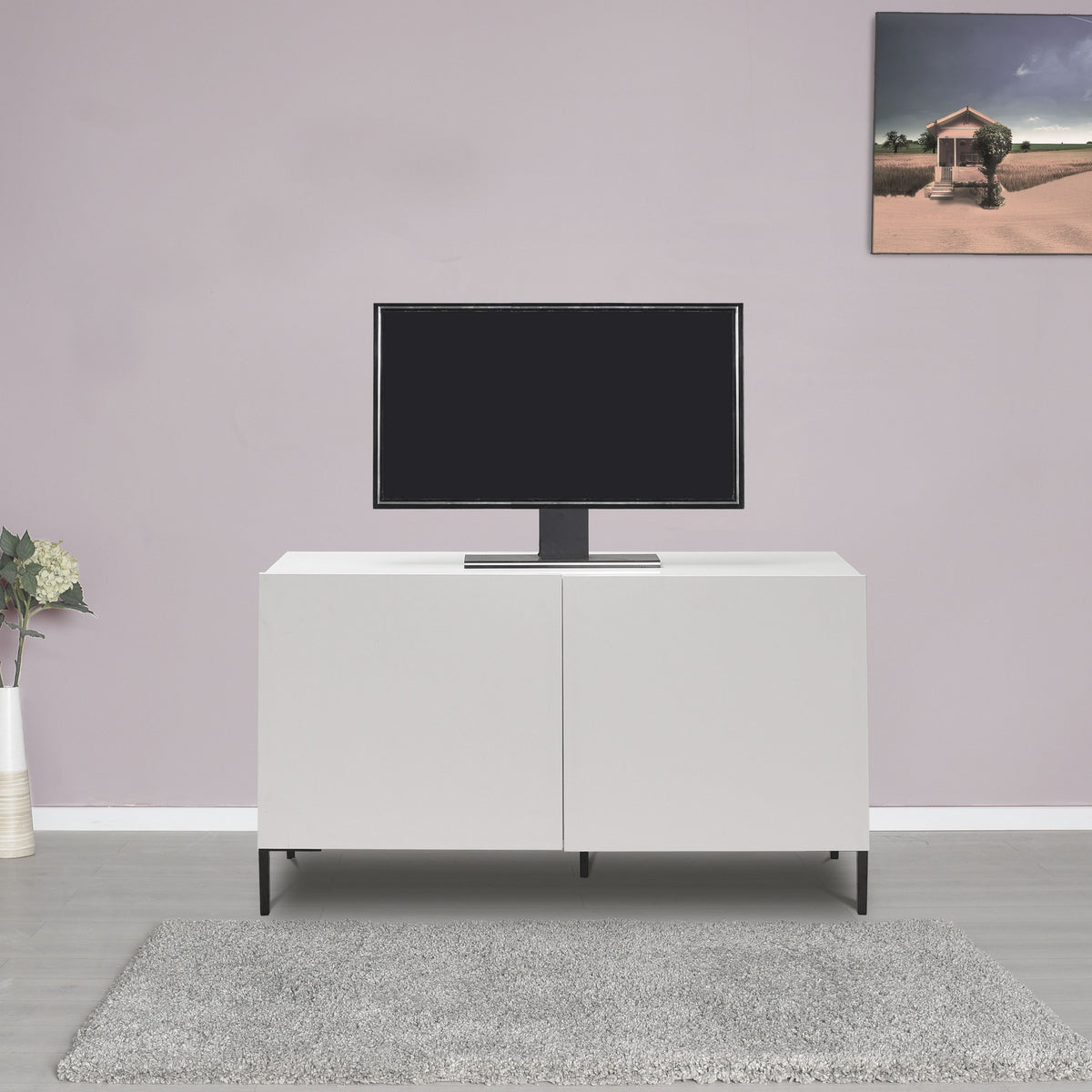 Έπιπλο Τηλεόρασης TV Βάση Σύνθεση Diamond Λευκό | 479ADR2101