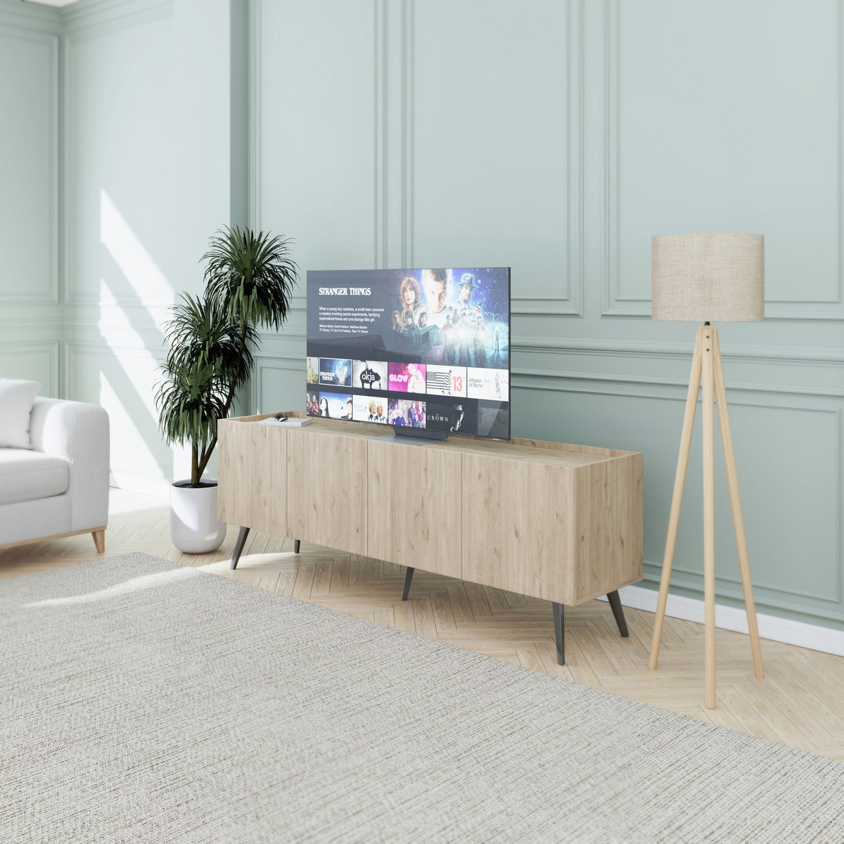 Έπιπλο Τηλεόρασης TV Βάση Σύνθεση Δρυς | 479ADR2104