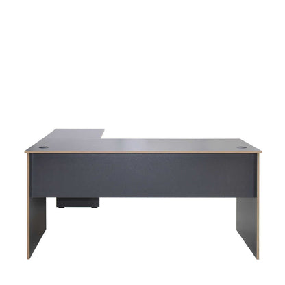 Γραφείο Υπολογιστή και Μελέτης 160x75x144 εκ. Ανθρακί Δρυς | 479ADR2708