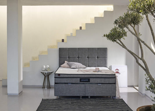 Στρώμα 140x190 cm Διπλό με Βαμβακερό Σατέν Ύφασμα & Σύστημα Πολλαπλών Ελατηρίων – Εξαιρετικά Σκληρό 27 cm 480NRN1195