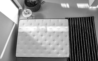 Στρώμα 180x200 cm Διπλό με Βαμβακερό Σατέν Ύφασμα & Σύστημα Πολλαπλών Ελατηρίων – Εξαιρετικά Σκληρό 27 cm 480NRN1199