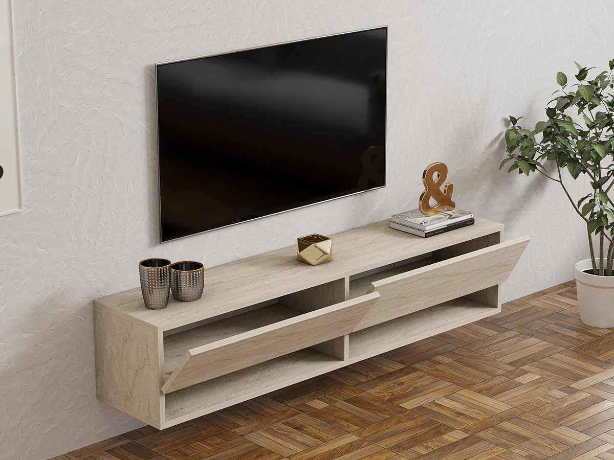 Έπιπλο Τηλεόρασης TV Βάση Σύνθεση Travertine | 495SSE1628