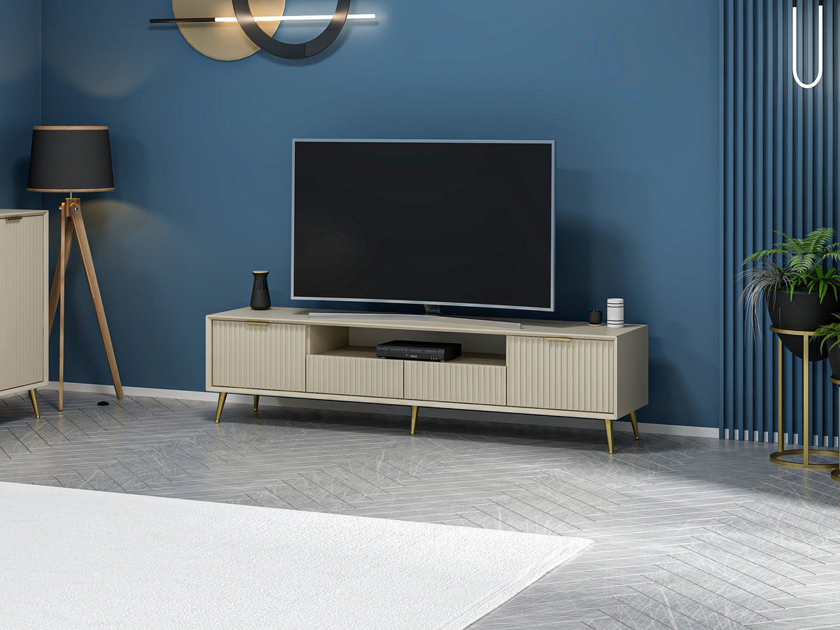 Έπιπλο Τηλεόρασης TV Βάση Σύνθεση Sandstone | 506MNR1156