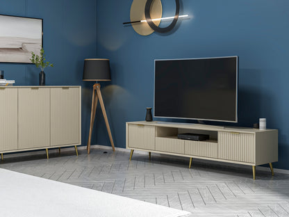 Έπιπλο Τηλεόρασης TV Βάση Σύνθεση Sandstone | 506MNR1156