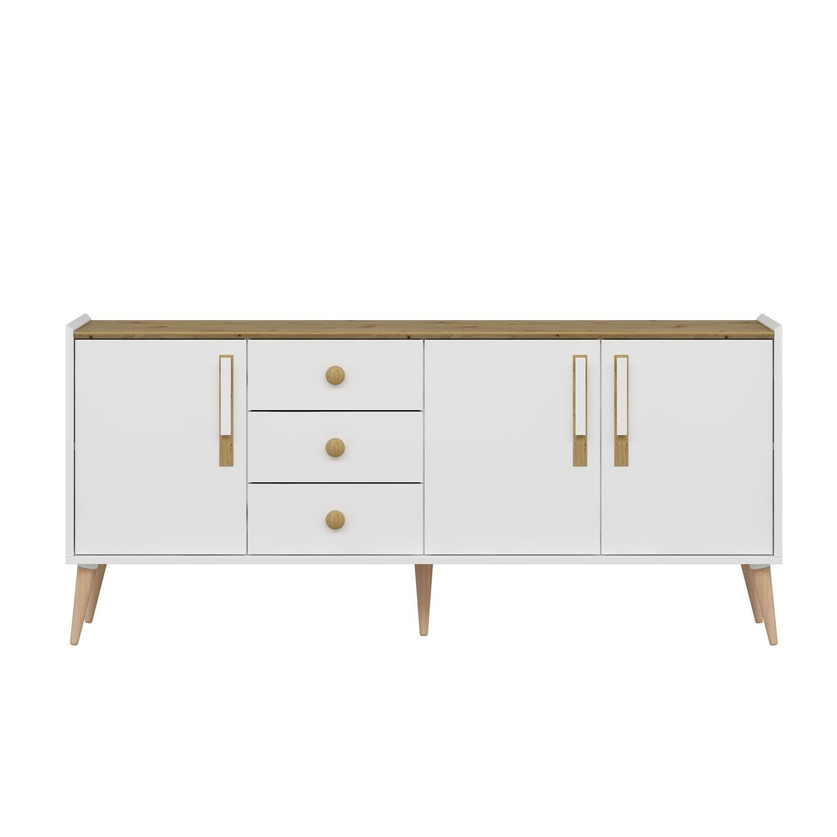 Μπουφές Λευκό 180x45x80cm | 506MNR1320
